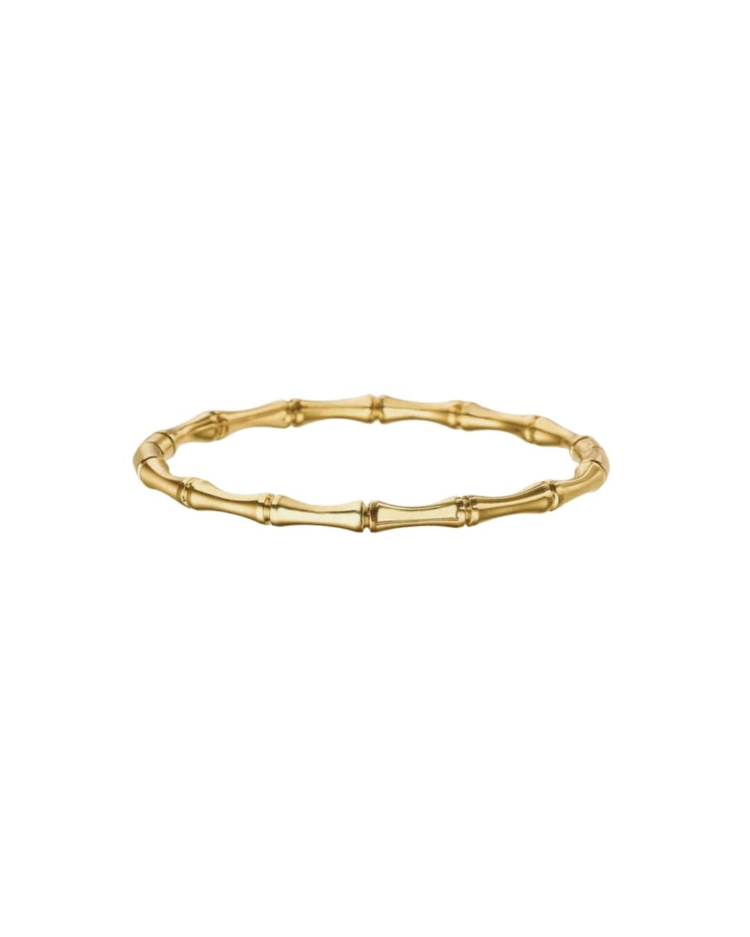 GOLD BAMBOO BANGLE